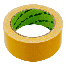 Лента клейкая двусторонняя, 50 мм х 10 м, на полипропиленовой основе Сибртех