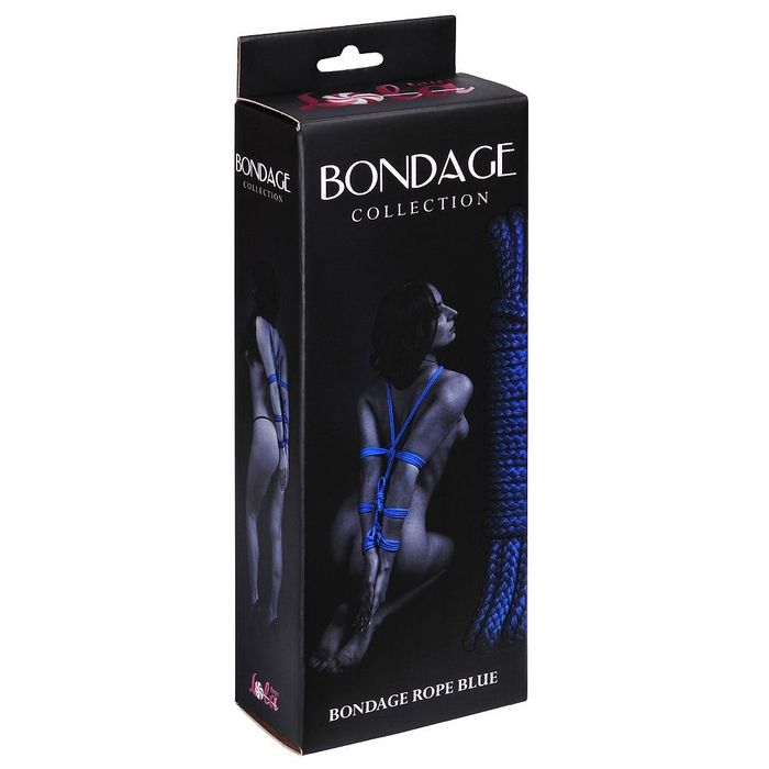 Синяя веревка Bondage Collection Blue - 9 м.