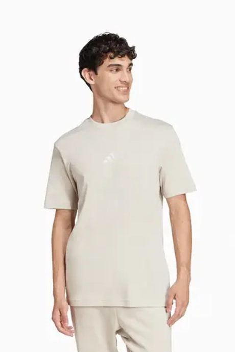 Футболка adidas Essentials Small Logo Single - бежевый