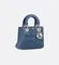 Сумка Dior Lady Dior My Abcdior, модель маленького формата синий