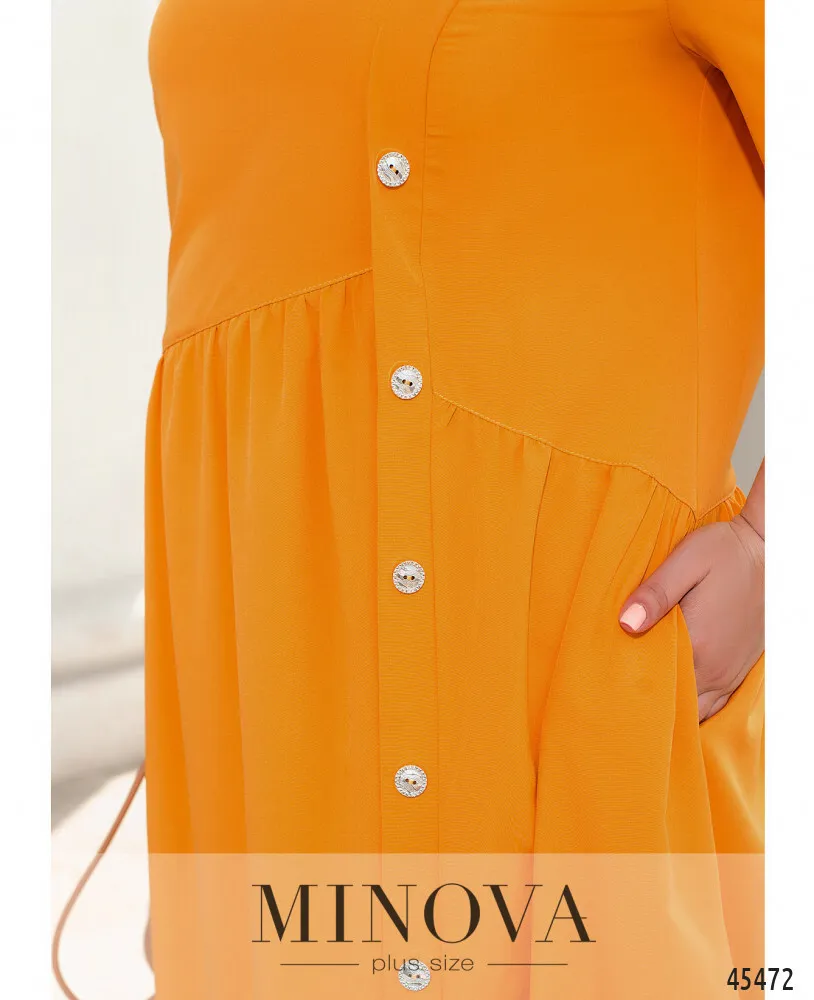 Платье 8-311-горчица Minova