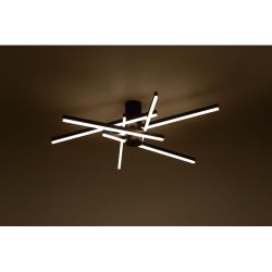 Светильник потолочный светодиодный Rivoli Violet 6180-201 LED 90Вт 3000-6000К чёрный с пультом | Rivoli