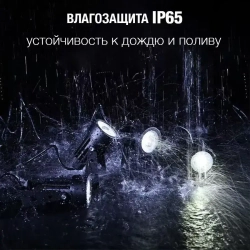 Садовый светильник на солнечном аккумуляторе / подсветка для сада (белый свет)