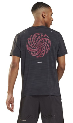 Мужская теннисная футболка Reebok Les Mills Body Pump Activchill - black