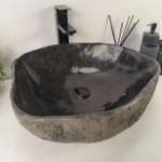 Раковина из речного камня RS-65012 46*44*15 0861