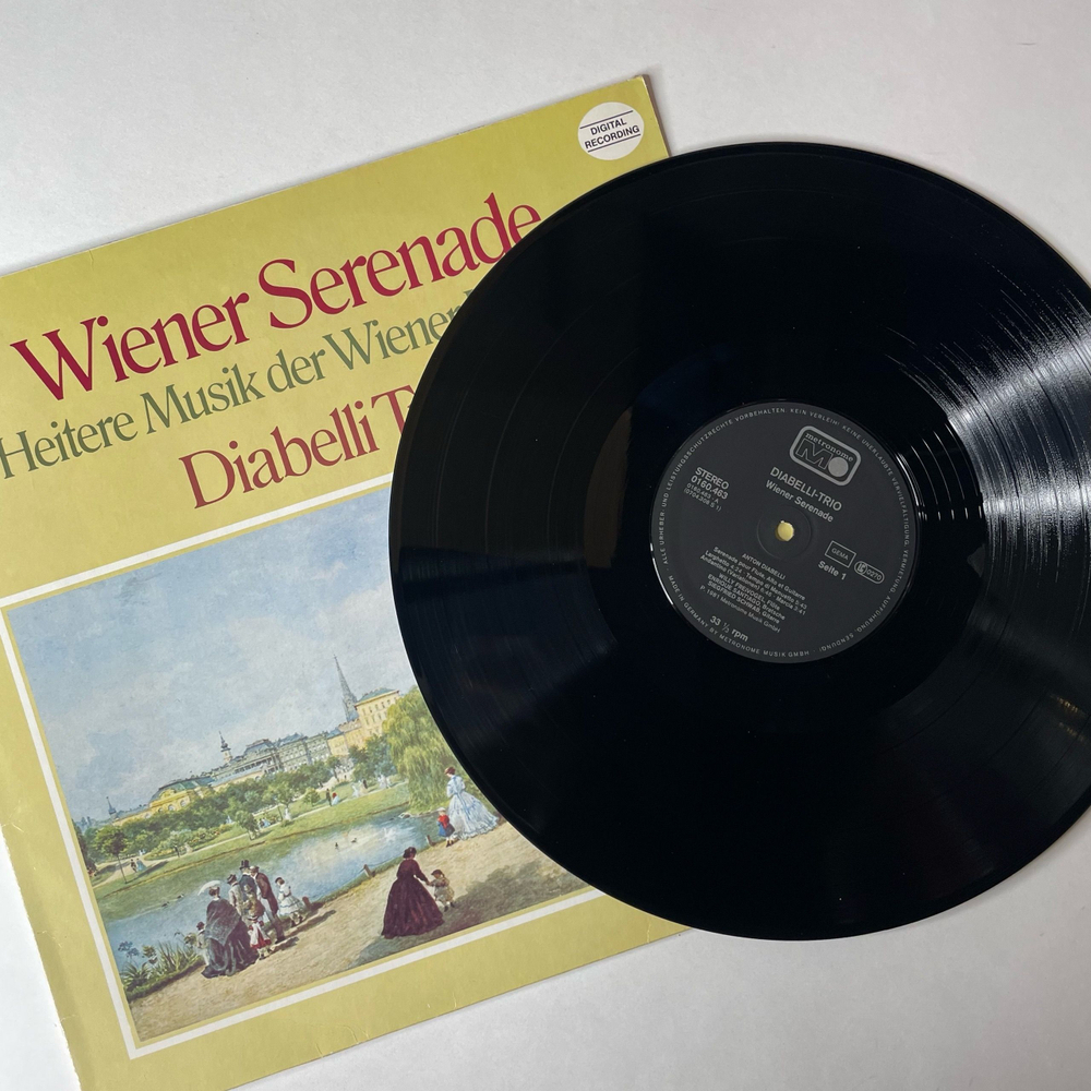 Винтажная виниловая пластинка LP Diabelli Trio, Wiener Serenade, Heitere Musik Der Wiener Klassik (Германия 1981)