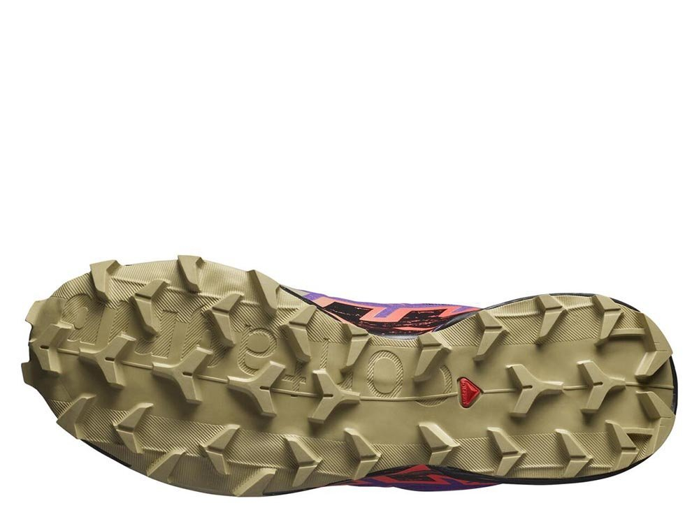 Кроссовки для бега женские Salomon Speedcross 6 W Фиолетово-Оранжевые