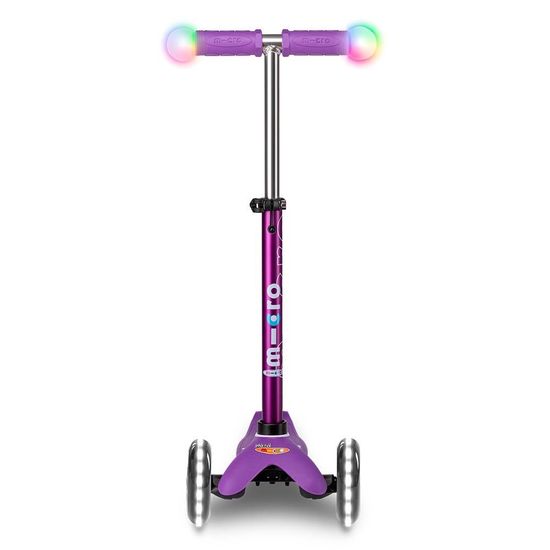 Самокат  Mini Micro Deluxe Magic LED - Сиреневый