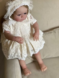 Кукла Реборн мягконабивная 60см в пакете (FA-609)