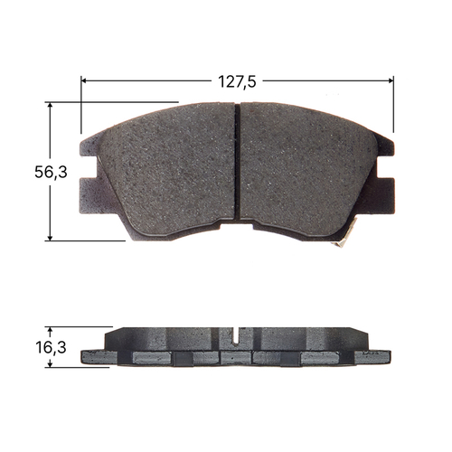 Колодки тормозные дисковые Avantech передние (противоскрипная пластина в компл.) AV926