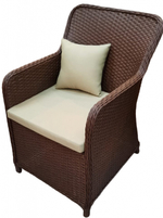 Кресло плетеное с подушками Barcelona