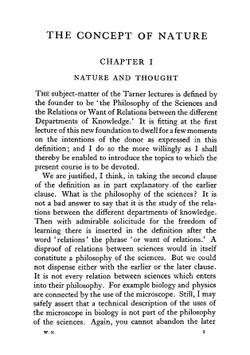 The Concept of Nature: The Tarner Lectures Delivered in Trinity College | Alfred North Whitehead