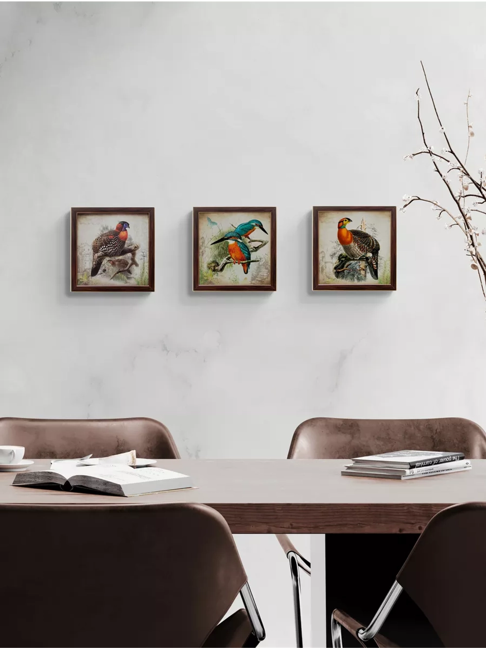 Картина на стену интерьерная на хосте 22,5*22,5 см