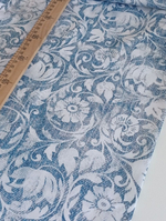 Дюспо (курточная ткань). Принт- Джинс абстракция, 1м