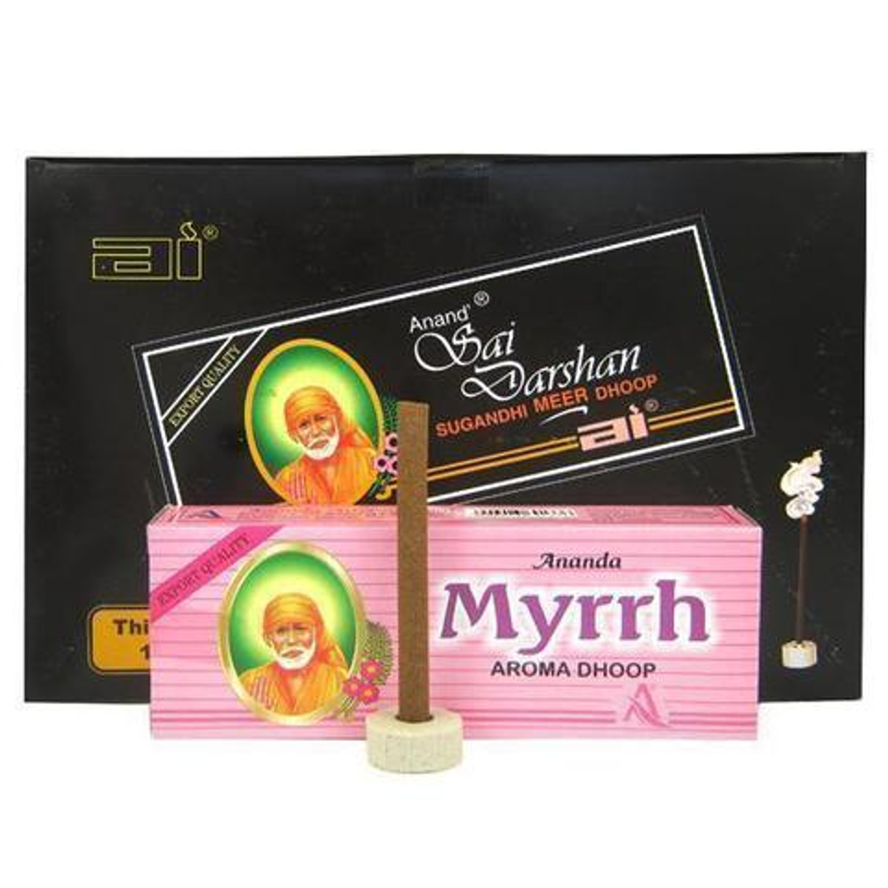 Ananda Myrrh безосновное Благовоние Мирра, 20 г