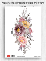 Трансфер для декупажа переводной рисунок для поверхностей 290