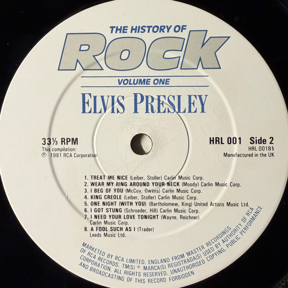 The History Of Rock 1 (Англия 1981г.)