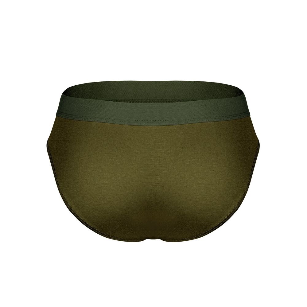 Мужские трусы брифы хаки DARKZONE DZNBM6309