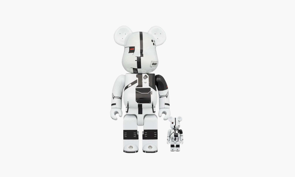 Bearbrick x Acronym White Chrome "100% & 400%" Set