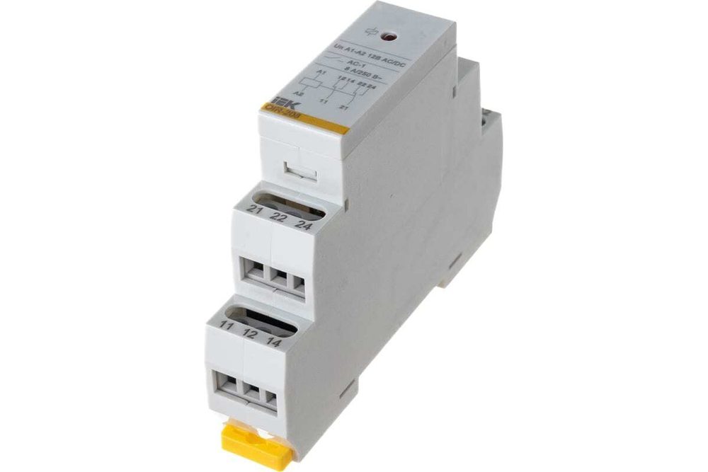 Реле промежуточное модульное OIR 2 контакта 8А 12В AC/DC IEK