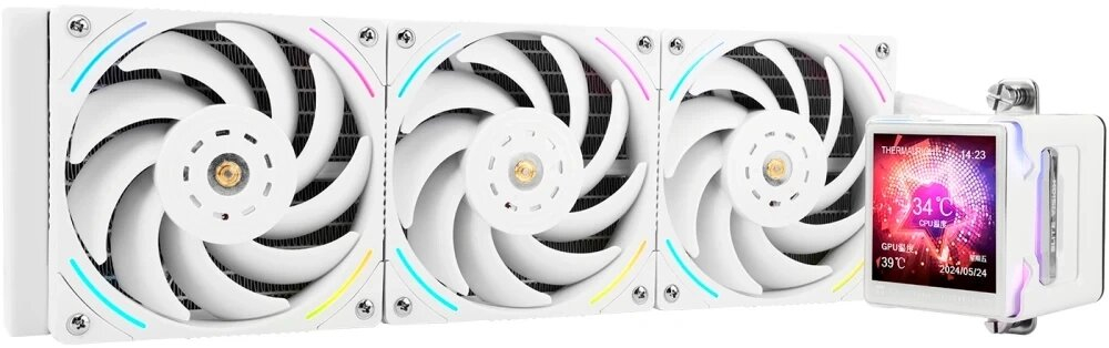 Система охлаждения Thermalright Elite Vision 360 ARGB, Белый (E-VISION-360-WH-ARGB)