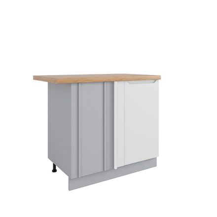 Кухня Модуль СУ 1050 (левый) Тренто Белая кожа