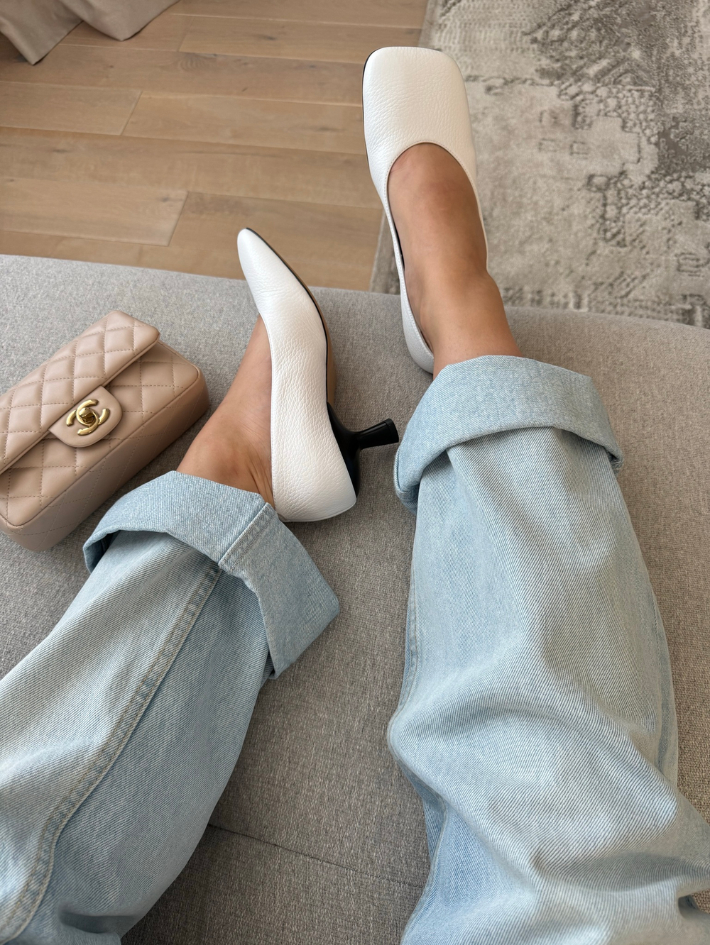 Туфли на устойчивом каблуке Kitten heel