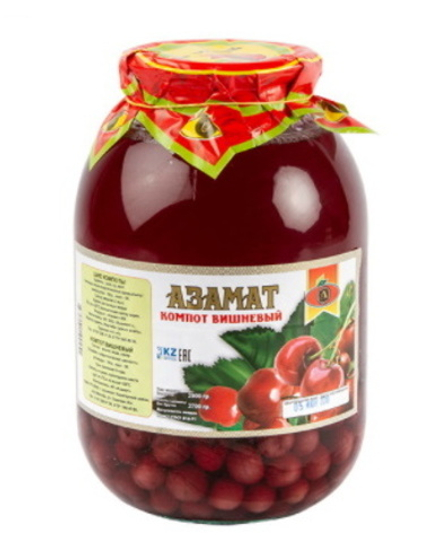 Компот из вишни 2л. Азамат