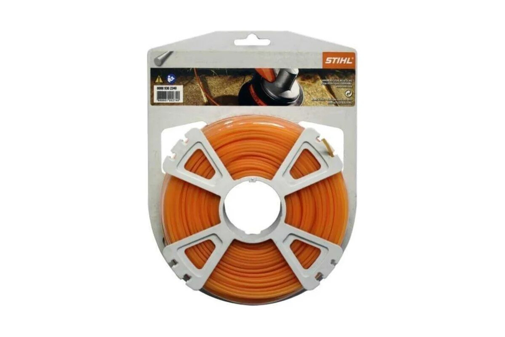 Леска для триммеров STIHL  многоугольное диам:2,4мм длина:50м (0000-930-3340)