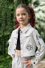 Комплект джинсовый для девочки 9-16 лет Fleur de Vie