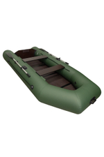 Барс-3200 СКК слань+киль зеленый (лодка ПВХ под мотор)