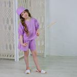 Шорты хлопковые "Лаванда" 7+