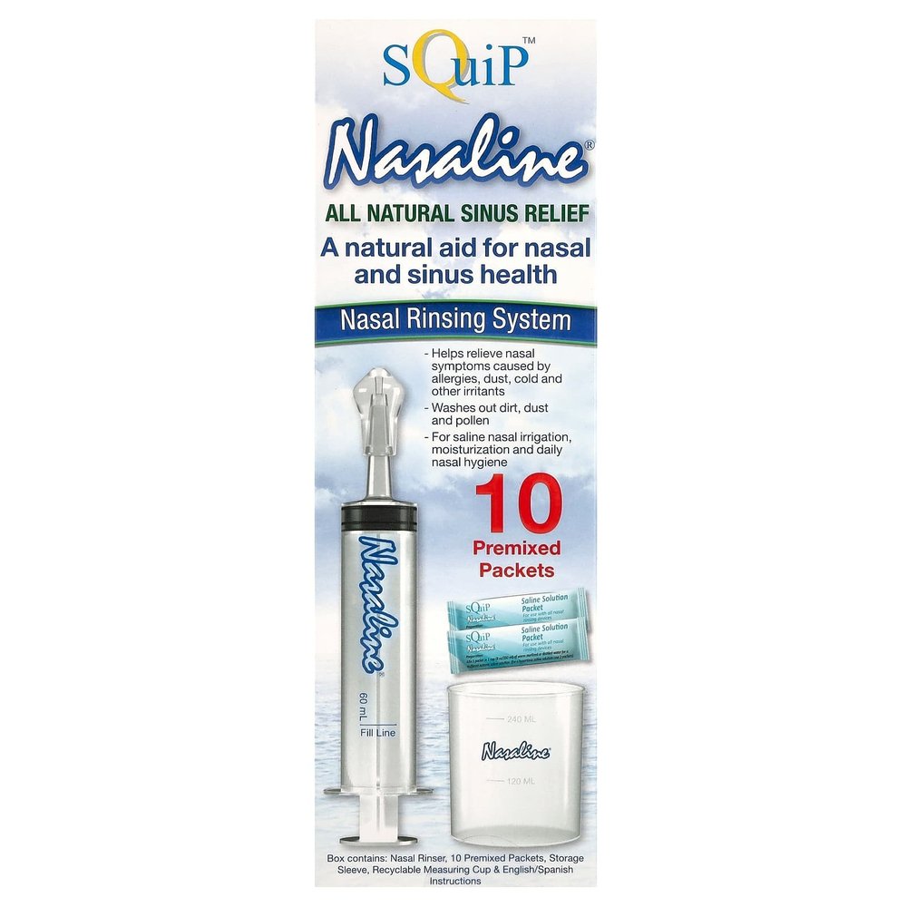 Squip, Nasaline, система промывания носа, 1 набор