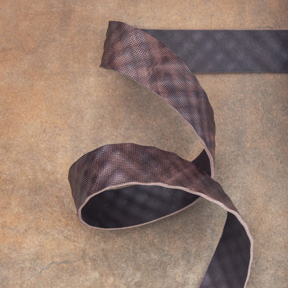 Ременная заготовка Pixel Dark Brown (3,2+ мм), цв. Коричневый