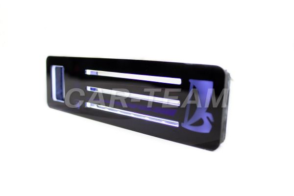 Ручки управления отопителем с рычагами на ВАЗ 2107 с белой LED подсветкой