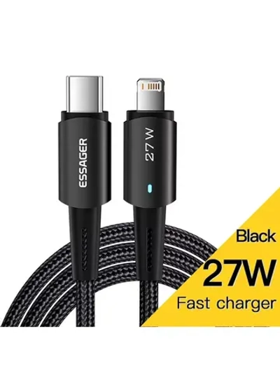 Длинный провод для быстрой зарядки iPhone, iPad 27w 3 метра