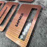 Бейдж металл 70*40мм  "Бармен"