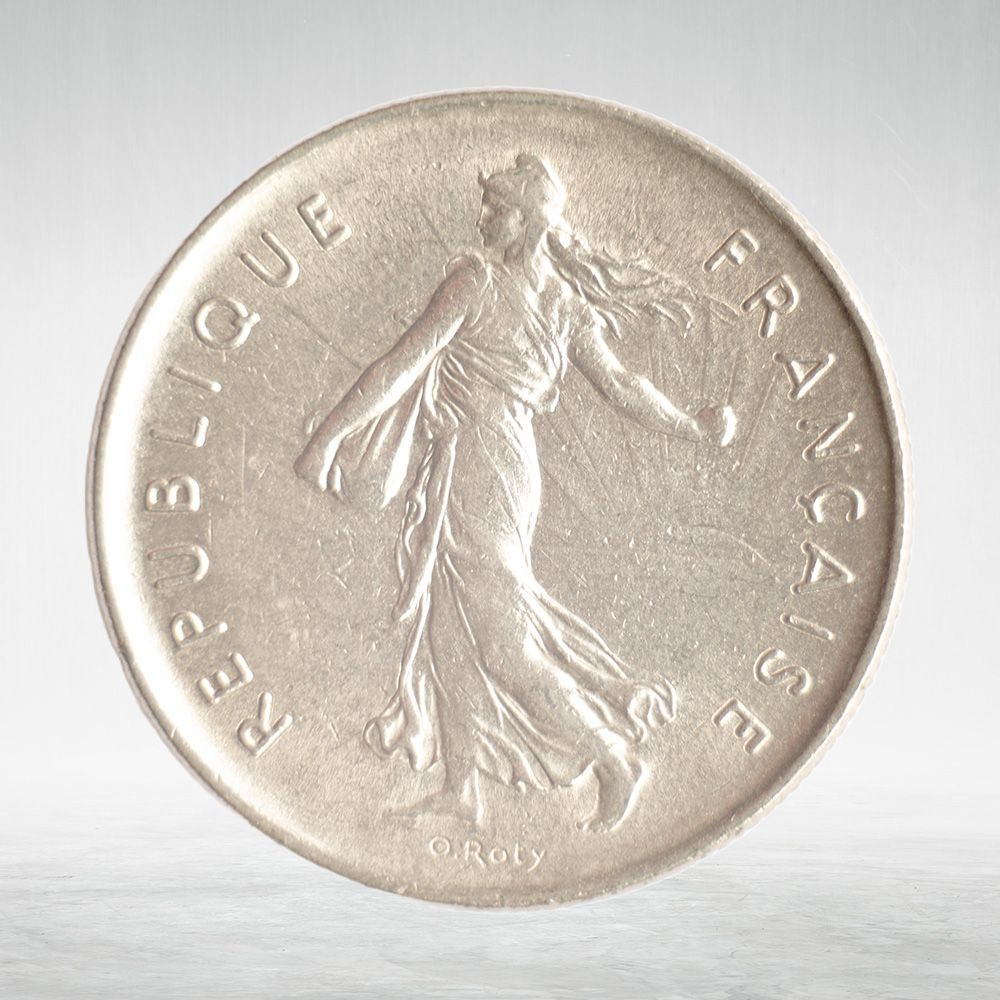 France, 5 Francs 1971 - Signature "O. Roty", VF