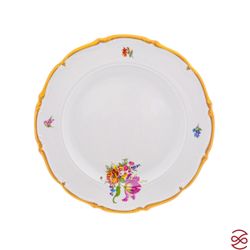 Блюдо круглое Queen's Crown Мейсенский букет 30 см