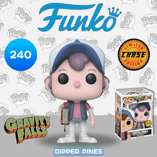 Фигурка Funko POP! Animation Gravity Falls Dipper Pines w/(GW) Chase (240) 12373