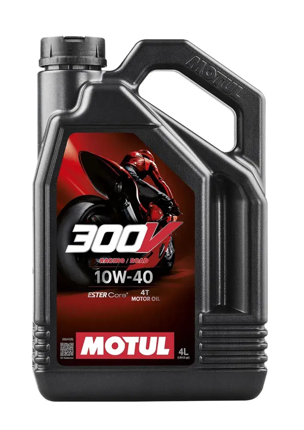 Моторное масло синтетическое MOTUL 300V FL ROAD RACING 4T 10W40, 4л