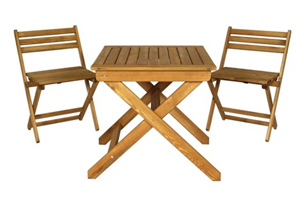 Набор садовой мебели раскладной Дятел арт.G-001-OAK, G-СH-001-OAK