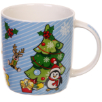 Кружка керамическая 330мл «Дед Мороз» микс