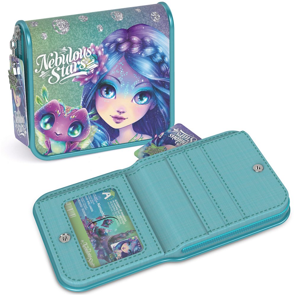 Кошелек для девочек серия Nenuphia, Nebulous Stars с картхолдером и отделением для монет