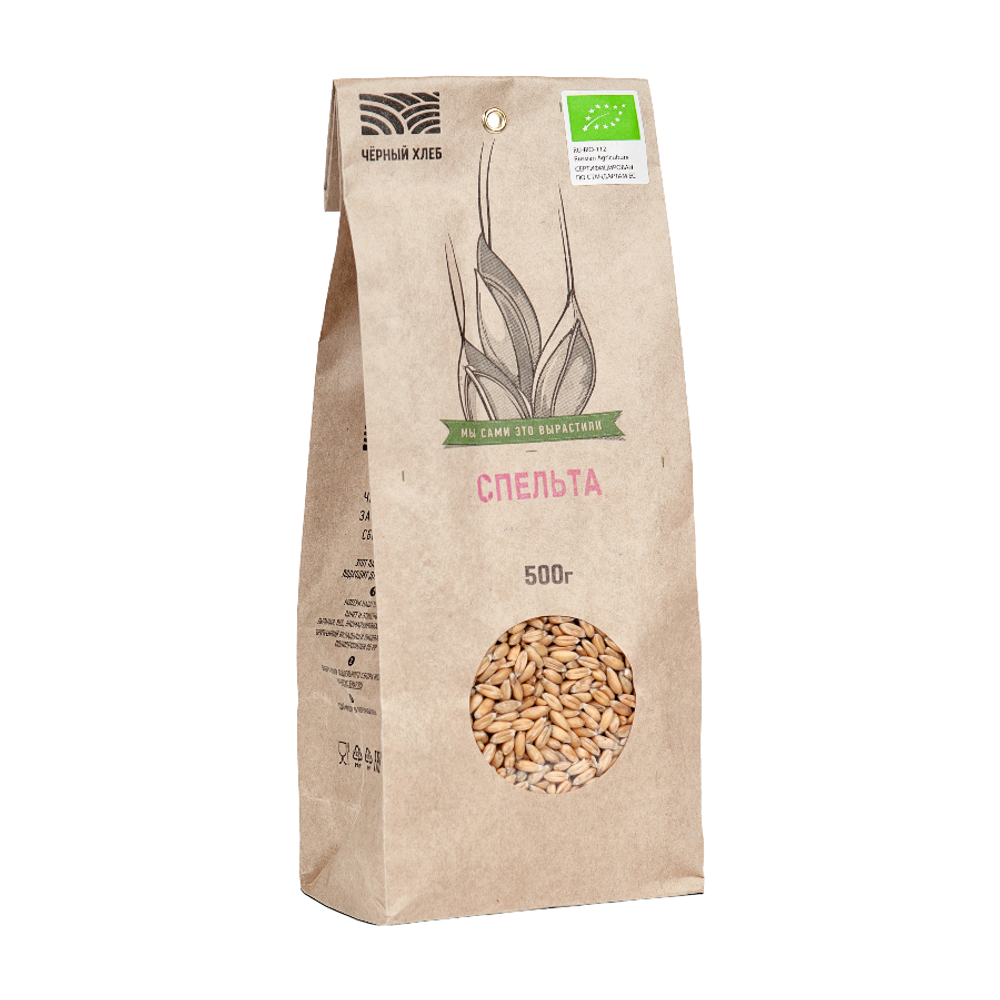 Спельта обрушенная 500гр (ЧЕРНЫЙ ХЛЕБ) Спельта обрушенная 500гр (ЧЕРНЫЙ ХЛЕБ)