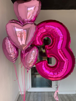 Воздушные шары сердца №772