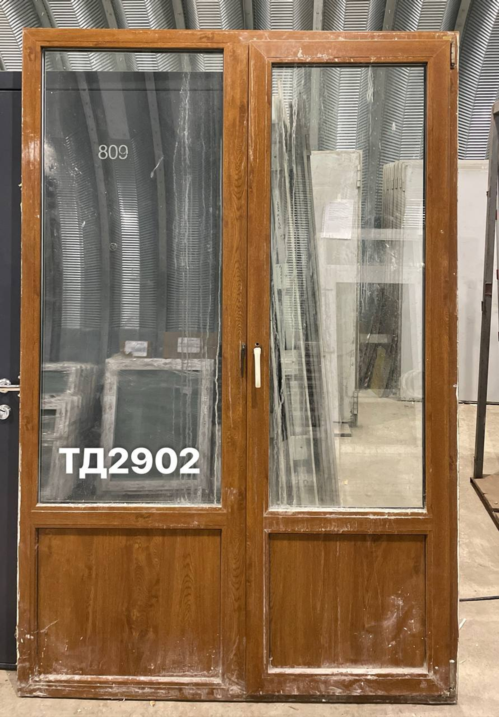 Дверь Пластиковая Б/У 225(в) х 148(ш) (Балконный блок)