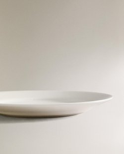 Zara Home тарелка пирожковая из костяного фарфора, цвет белый, 15.2 см