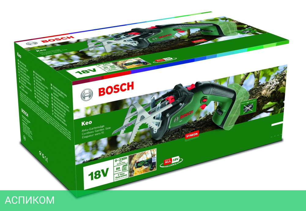 Сабельная пила Bosch Keo 18 LI (0.600.861.A00)