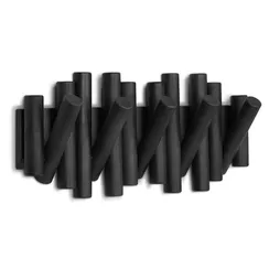 Вешалка настенная Picket черная